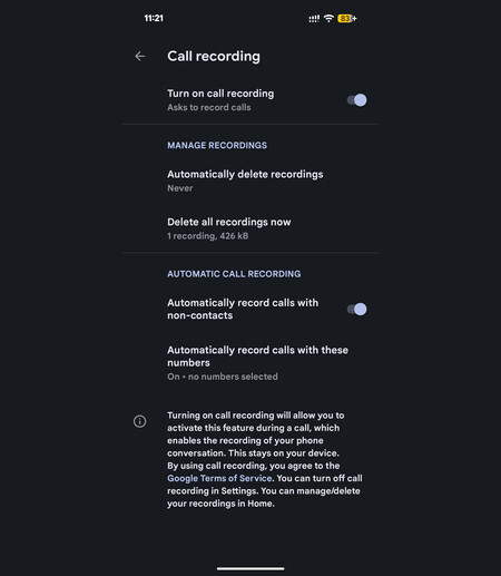 Grabar Llamadas Pixel