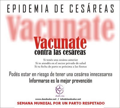 Vacúnate contra la cesárea