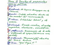 Propuestas y reclamaciones de los emprendedores 