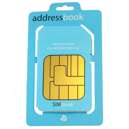 Libretas y agendas con forma de SIM