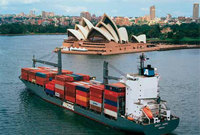 De Europa a Australia en un barco carguero