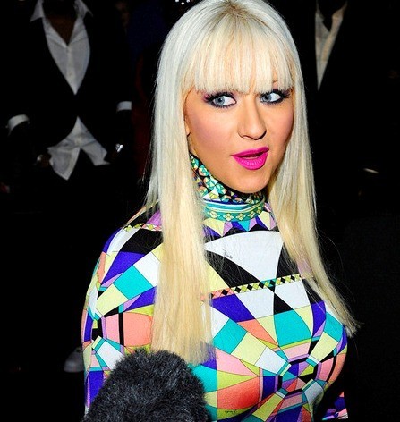 Christina Aguilera y su atrevido look