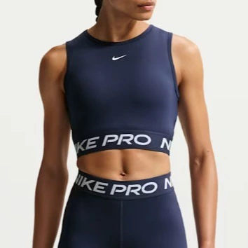 Nike Pro Parte de arriba corta de tirantes Dri-FIT - Mujer