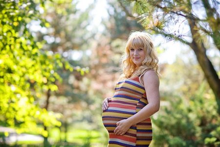 Embarazada y tinte de cabello