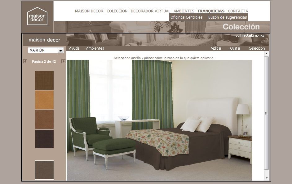 Elige tus tapicerías con Maison Decor