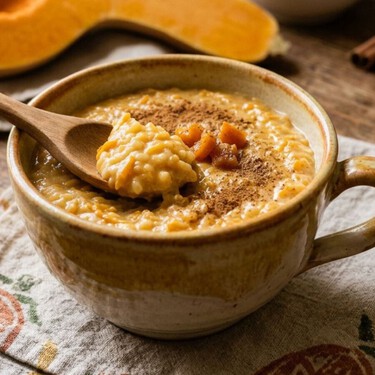 Cómo hacer arroz con leche con calabaza: un postre fácil, cremoso y con sabor a otoño  