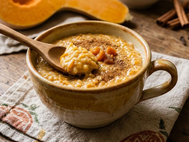 Cómo hacer arroz con leche con calabaza: un postre fácil, cremoso y con sabor a otoño
