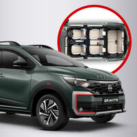 Así es la Nissan Gravite: la pequeña camioneta de tres filas basada en el más barato de los SUV de la marca 