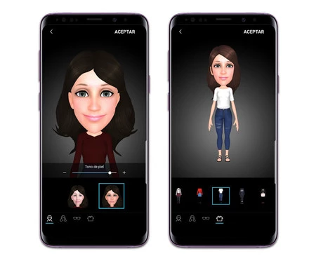 AR絵文字サムスン