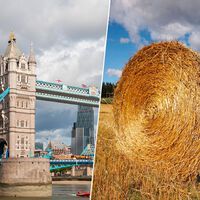 Há fardos de palha pendurados nas pontes sobre o Tâmisa; não é por acaso; trata-se de um sistema de segurança secular 
