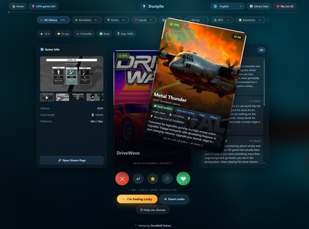 El 'Tinder de Steam' existe, es gratis y te ayudará a resolver un problema que tienes con tu biblioteca de juegos en PC
