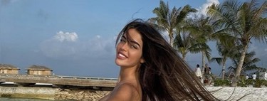 Violeta Magriñán, 'Tiktoker' y 'embarazada de fideuá' durante sus vacaciones en Ibiza
