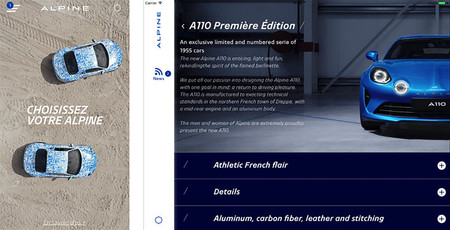 Alpine premiere edition app