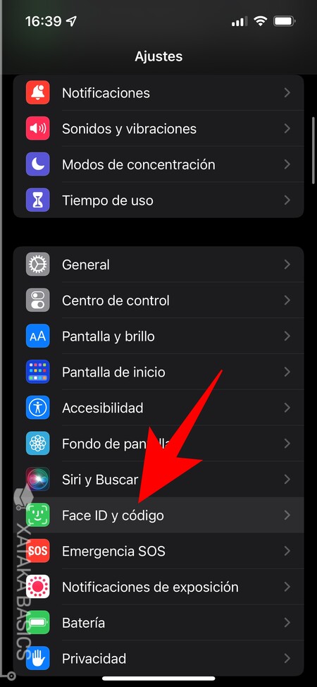 Face Id Y Codigo