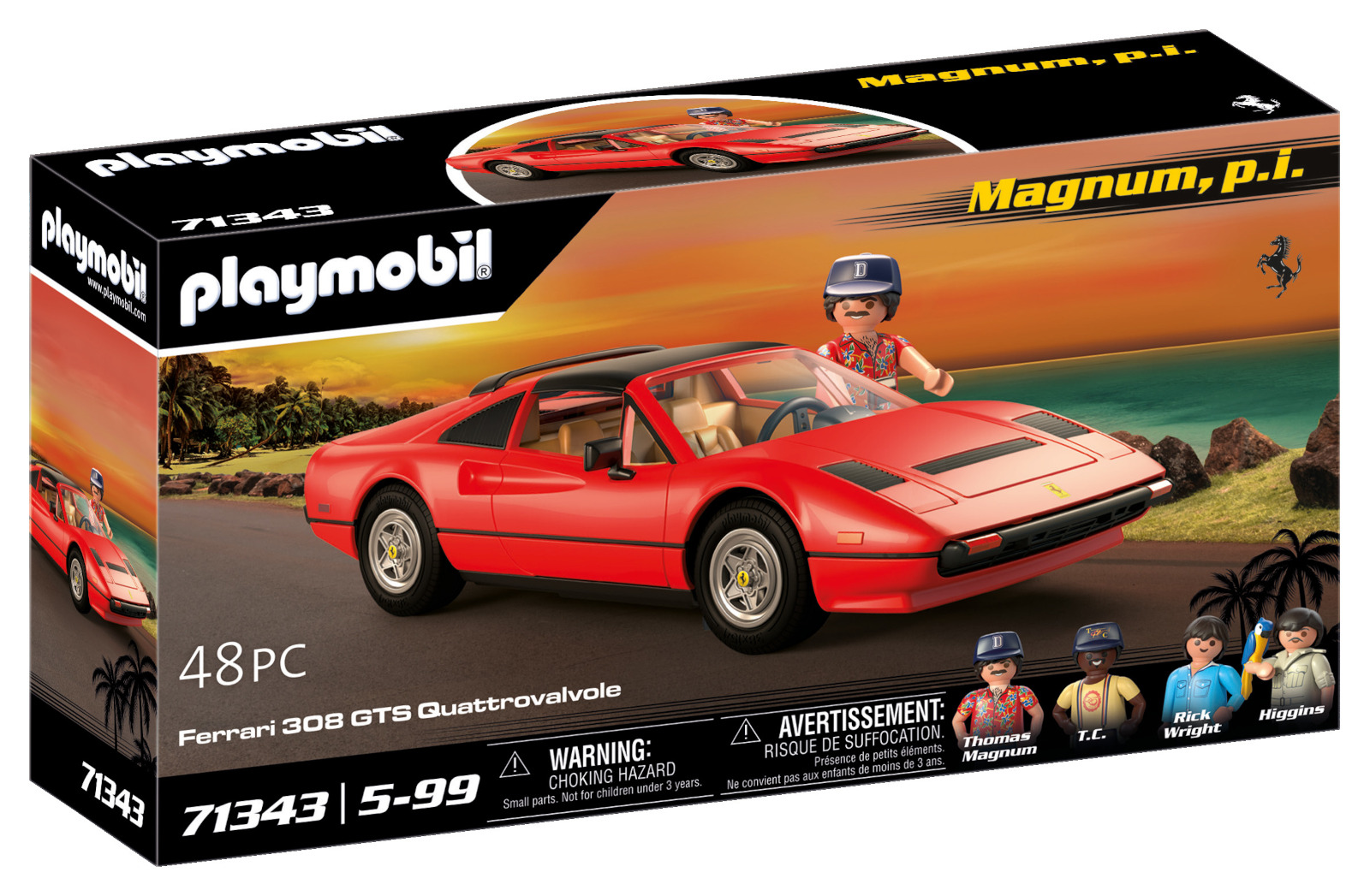 Playmobil 'Magnum, p.i.' Ferrari 308 GTS Quattrovalvole