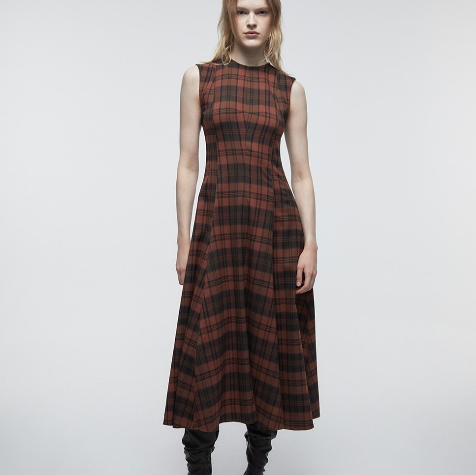 Sfera
Vestido cuadros midi