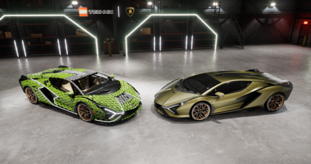 ¡Alucinante! LEGO ha invertido en este Lamborghini Sián a tamaño real casi 9.000 horas de trabajo y 400.000 piezas