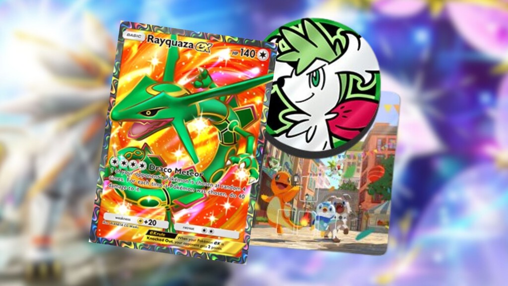 Pokémon TCG Pocket está regalando una carta especial de Rayquaza EX por tiempo limitado junto a otros cosméticos para celebrar el medio año del juego . Noticias en tiempo real