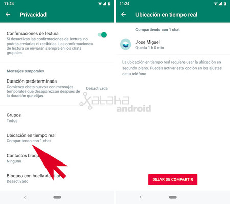 Whatsapp Compartir Ubicación Tiempo Real