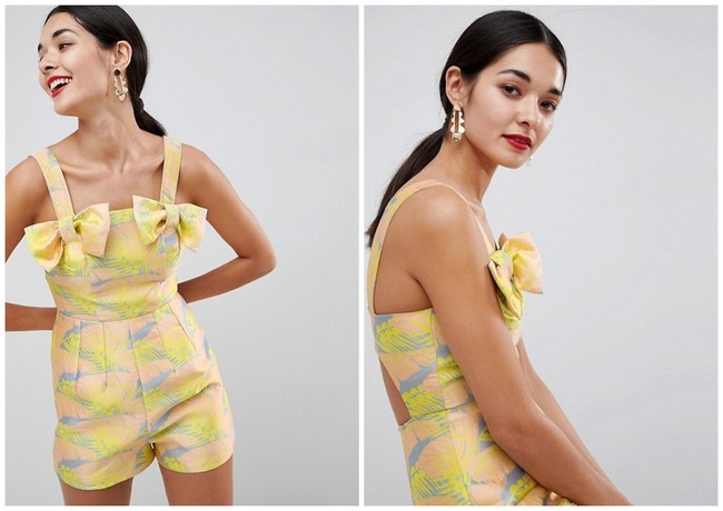 Mono Corto Jacquard Rebajas Asos