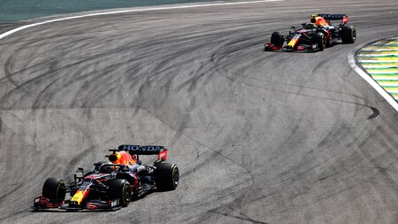 Verstappen Perez Brasil F1 2021