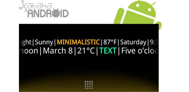 Minimalistic Widgets