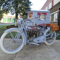 Esta Harley-Davidson hizo de soporte publicitario en la I Guerra Mundial y ahora se subasta desde 30.000 euros