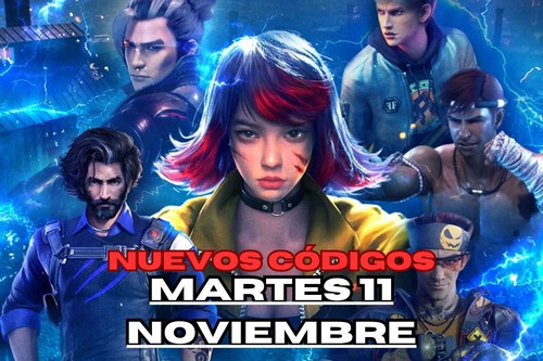 Codigos Free Fire Martes 11 Noviembre