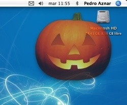 La calabaza de Halloween, también en tu escritorio