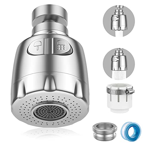 Vinabo Aireador Grifo Cocina 360°, Boquilla 2 Modos