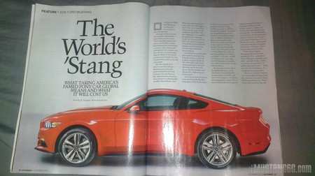 2015 Ford Mustang, emergen las primeras imágenes oficiales en una revista