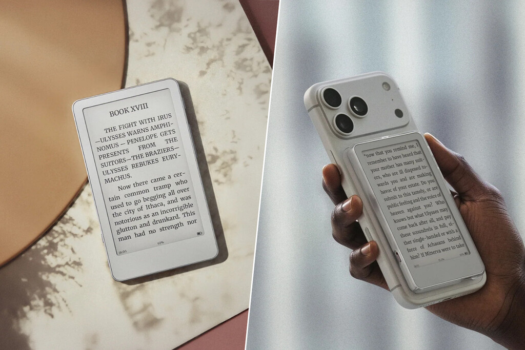 Tras su móvil-eReader, Boox presenta su lector de bolsillo: lo puedes acoplar al móvil para leer en cualquier parte