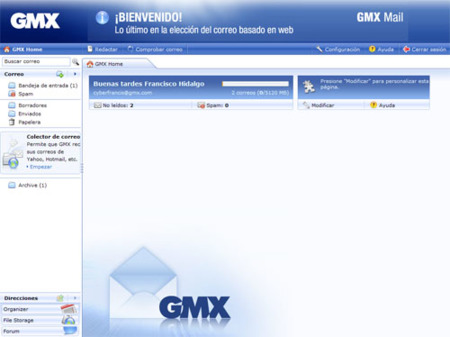 GMX.com, un servicio de correo electrónico a tener en cuenta