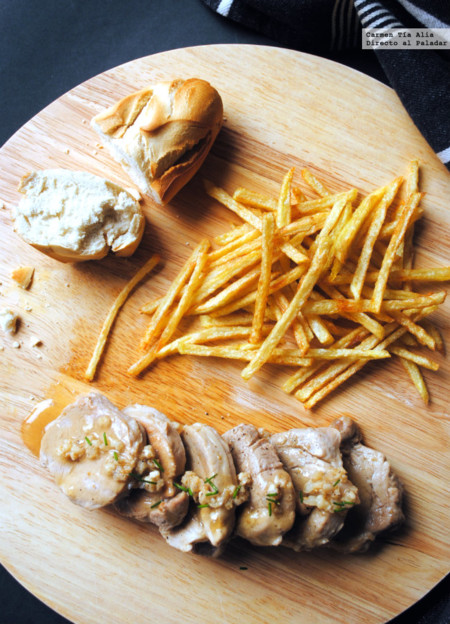 Receta de solomillo al whisky. De tapas por Sevilla
