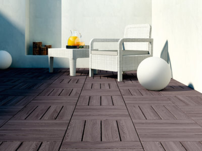 Texturas en el suelo: un plan para modernizar la terraza