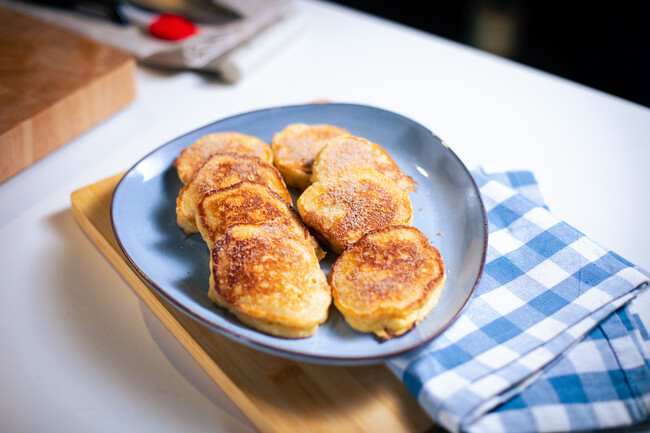 Tortitas de manzana: un desayuno tan ligero como exquisito