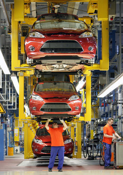 La producción del Ford Fiesta, a toda máquina