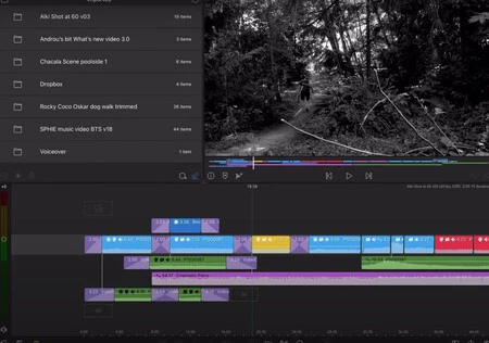 iPad 上の LumaFusion