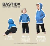 Bastida, el niño crece y la ropa también