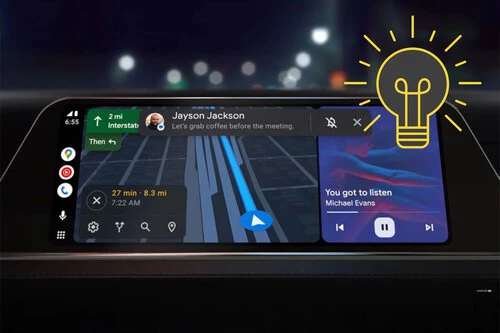 android auto tema claro
