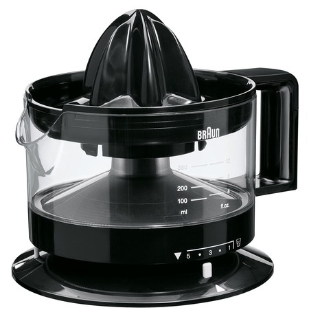 Por sólo 15 euros en Amazon podemos hacernos con el exprimidor Braun CJ3000 BK con bol calibrado de 350 ml