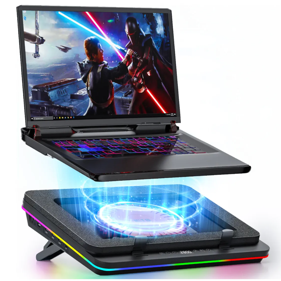 Base enfriadora para laptop con HUB USB-C