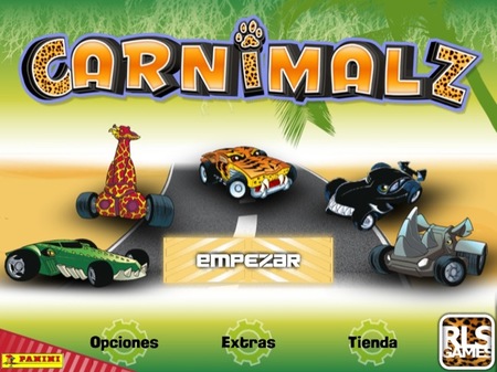 Carnimalz es un juego para que los niños jueguen a hacer carreras con el iPhone, iPad y iPod Touch