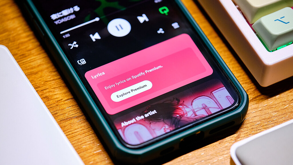 Spotify quiere dar la nota: prueban a esconder las letras de las canciones tras un muro de pago