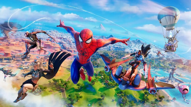 Spiderman Fortnite Marvels Avengers Gameplay