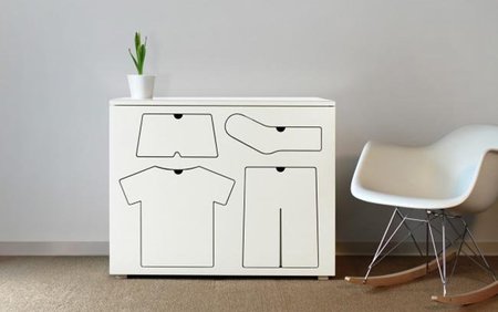 Divertida cómoda para que los niños guarden su ropa