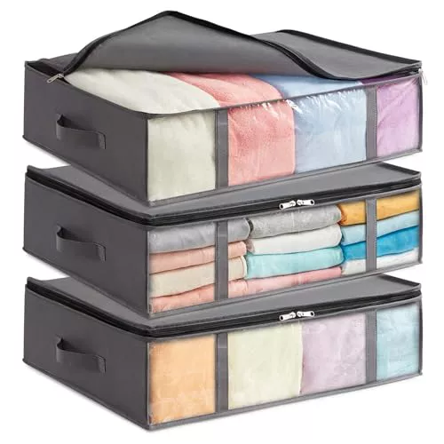 Lifewit Bolsas de Almacenaje para guardar ropa, pack 3 unidades