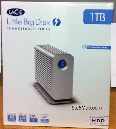 Los primeros discos duros con conexión Thunderbolt llegan a los almacenes de las Apple Store