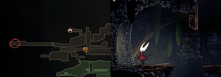 Puerta Gusaneras Silksong