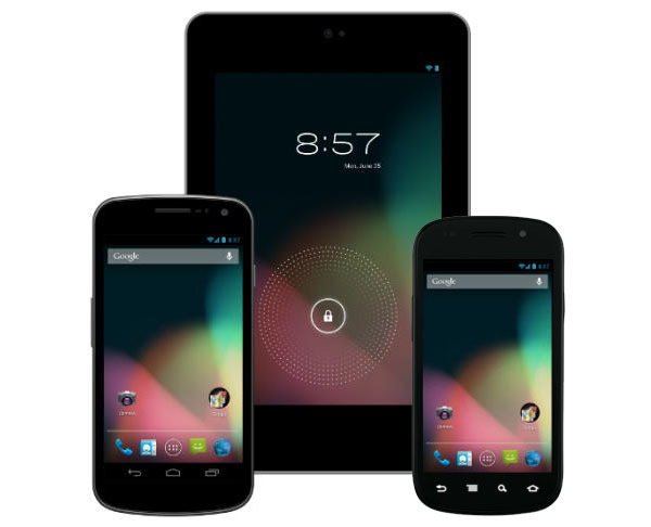 Nexus S, Galaxy Nexus y Nexus 7
